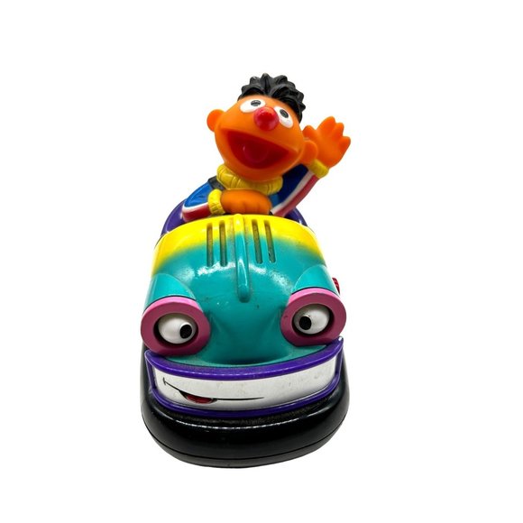 Sesame Street Workshop Ernie Bump N Go Bumper Car Battery Operated 2002 Tested - Picture 1 of 6